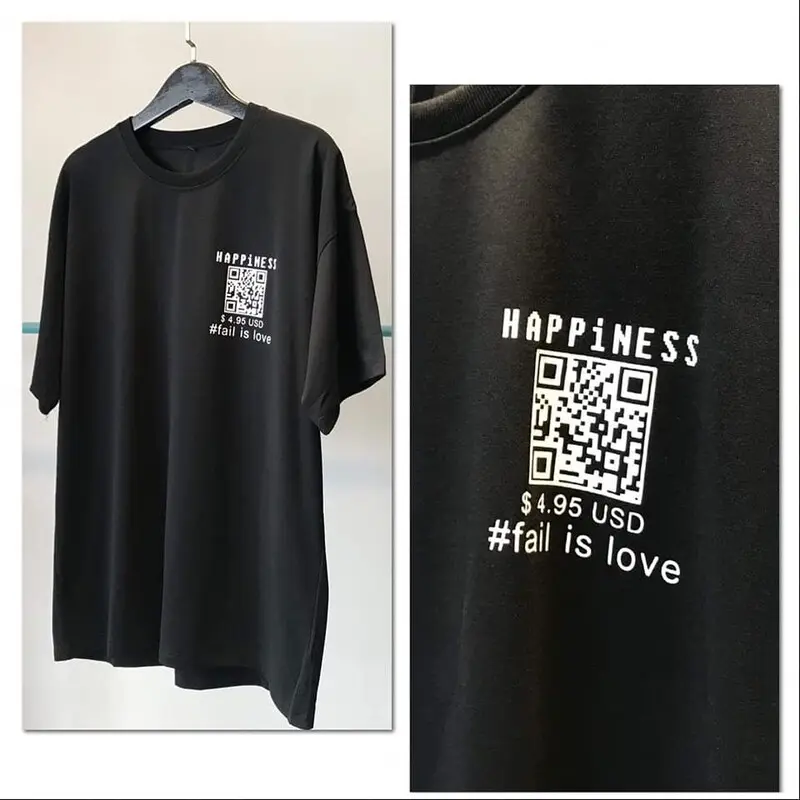 Áo thun có QR code