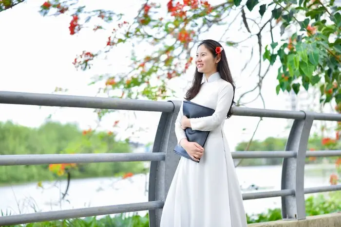 Áo dài đồng phục sinh viên