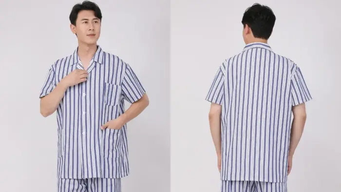 Đồng phục bệnh nhân đơn giản