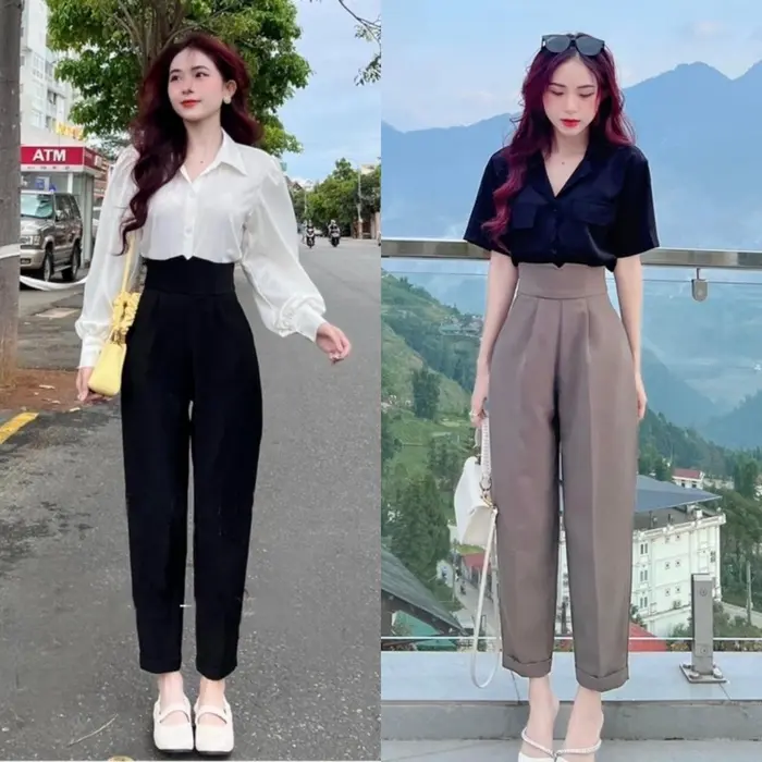 Quần tây ống lửng