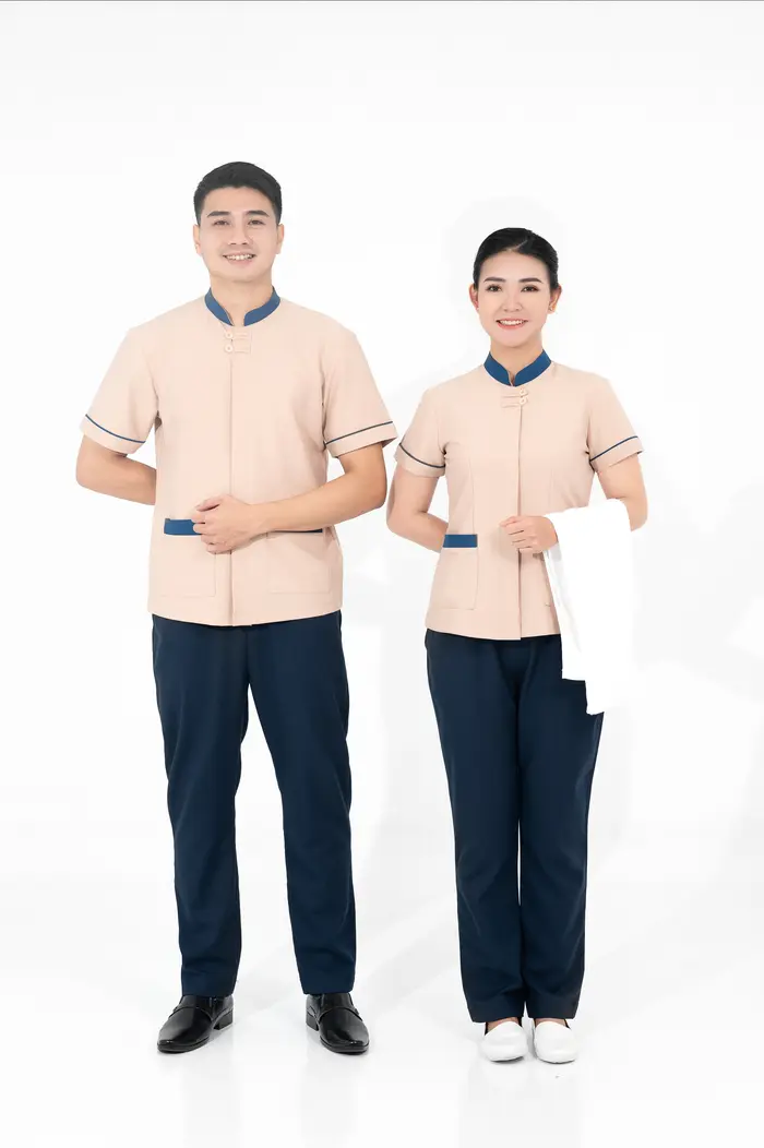 Mẫu đồng phục cho nhân viên buồng phòng
