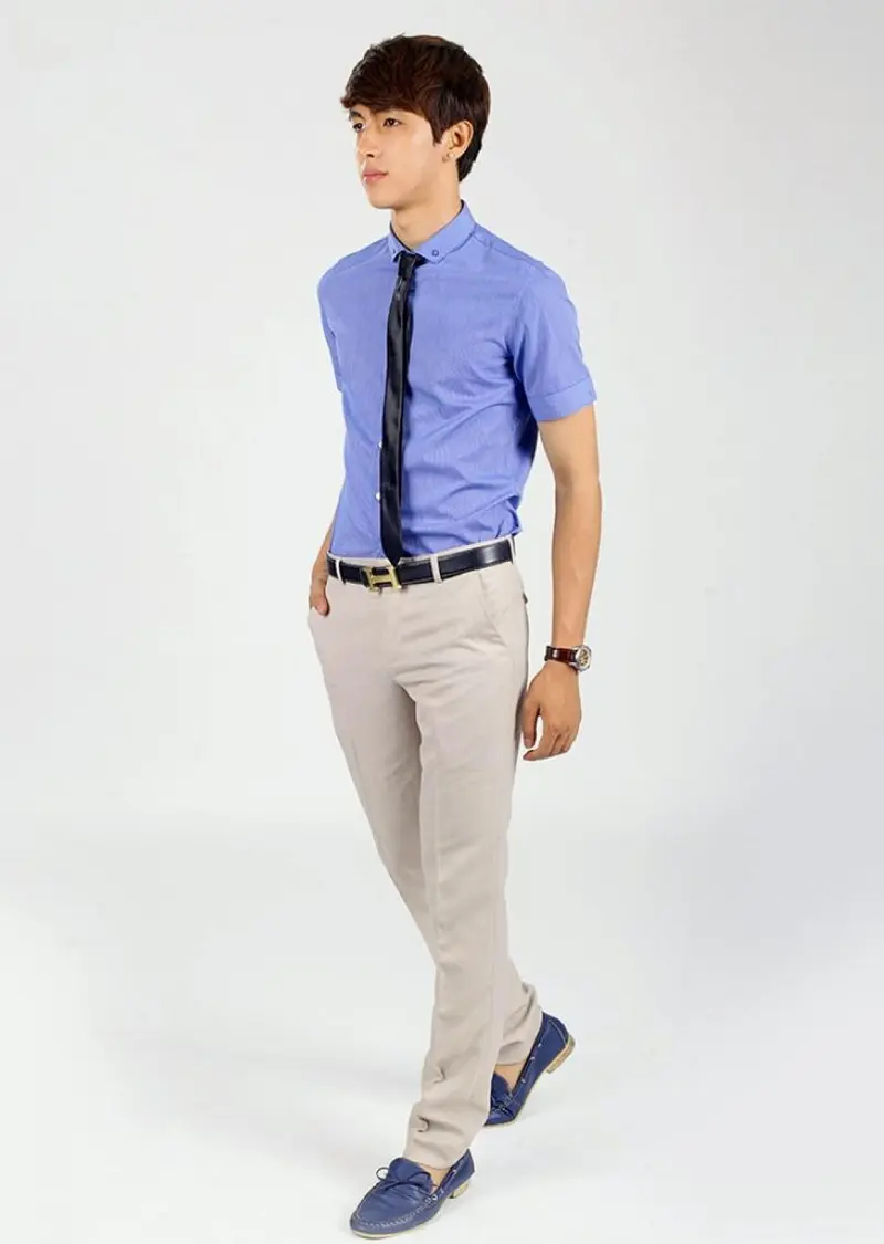 Đồng phục sơ mi nam ngắn tay