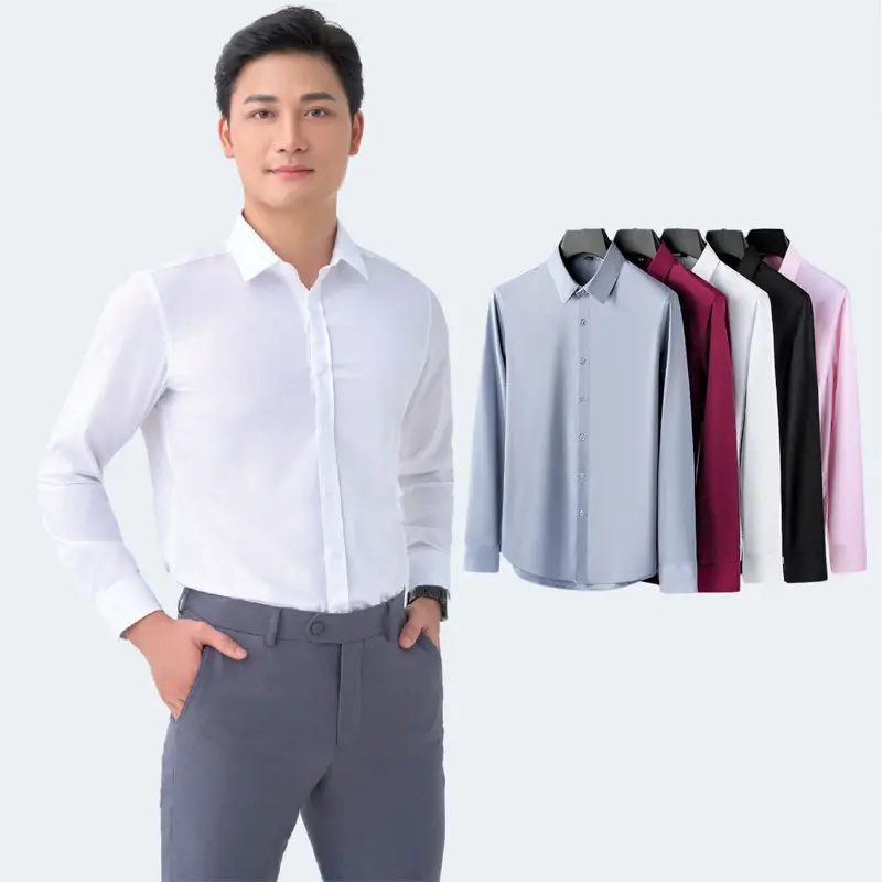 Đồng phục sơ mi nam cổ đức