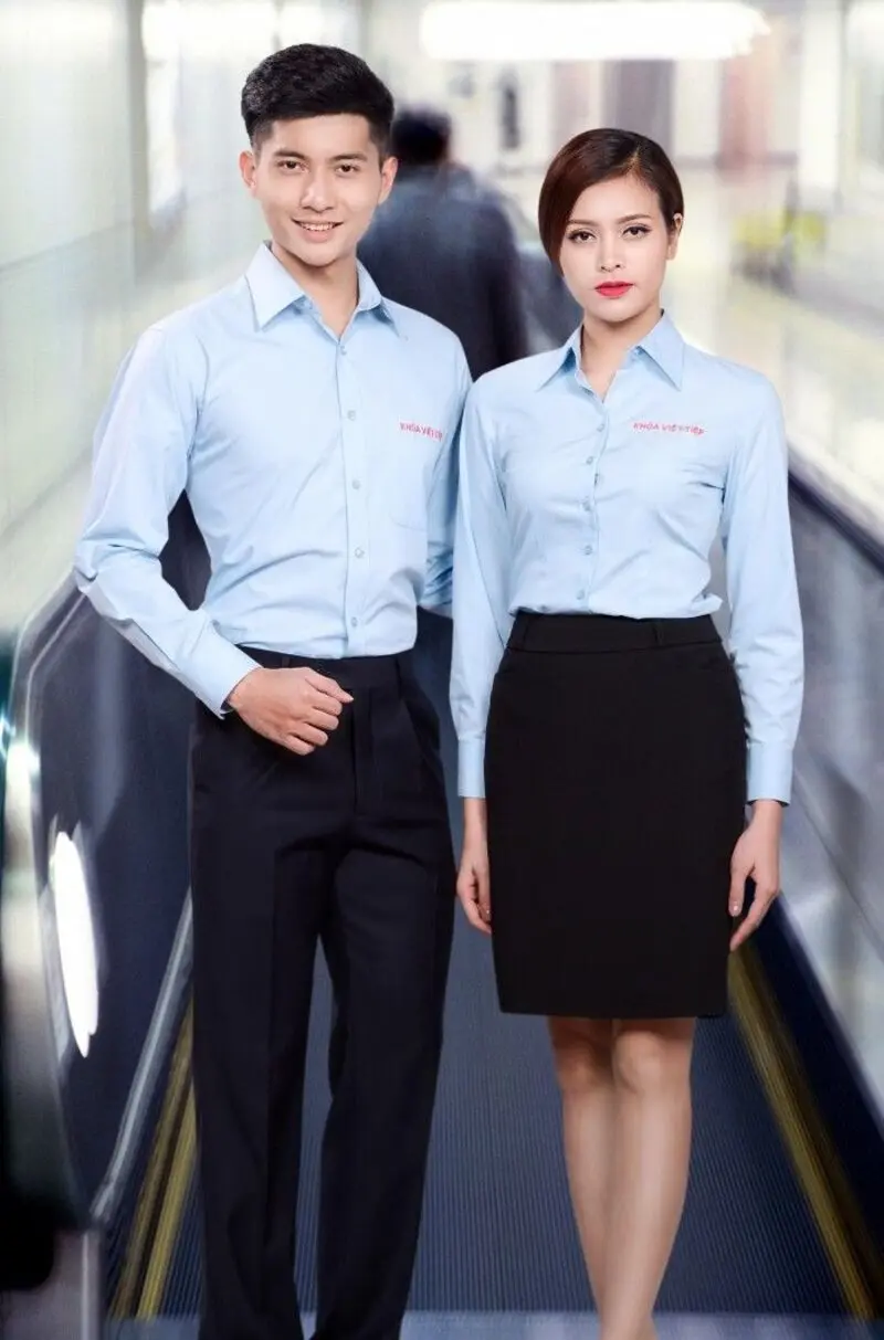 Đồng phục sơ mi nữ tay dài