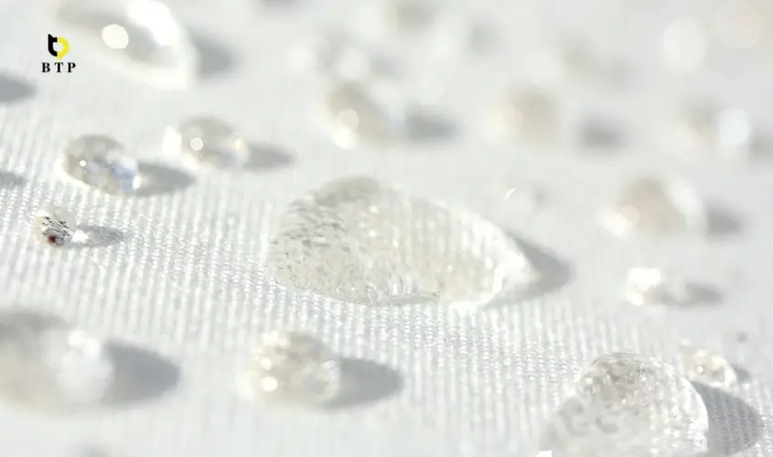 vải poly có khả năng chống nước tốt